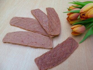 Kaninchenfleisch-Snack