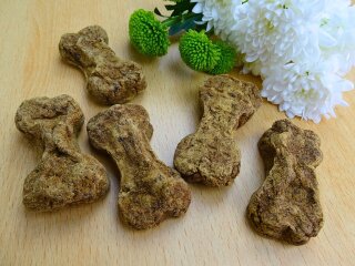 Straußenfleisch-Knochen